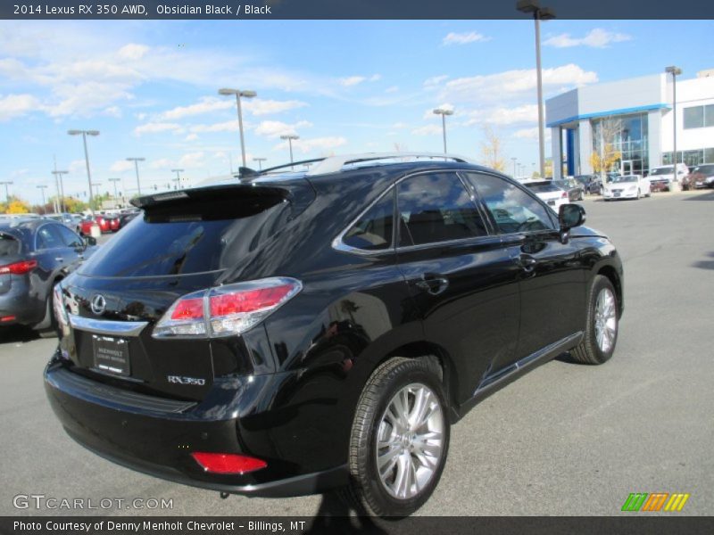 Obsidian Black / Black 2014 Lexus RX 350 AWD