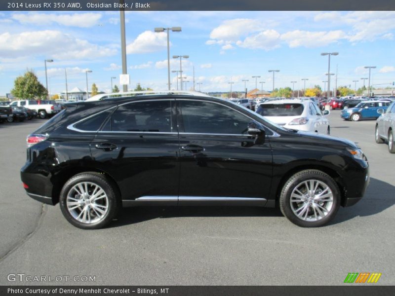 Obsidian Black / Black 2014 Lexus RX 350 AWD