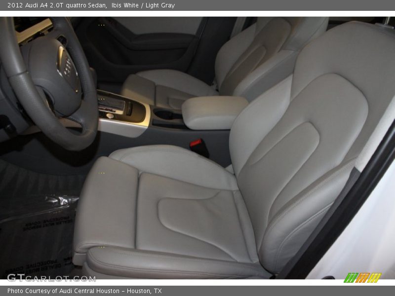 Ibis White / Light Gray 2012 Audi A4 2.0T quattro Sedan