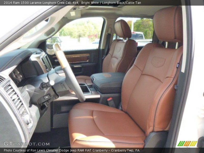 Front Seat of 2014 1500 Laramie Longhorn Crew Cab 4x4