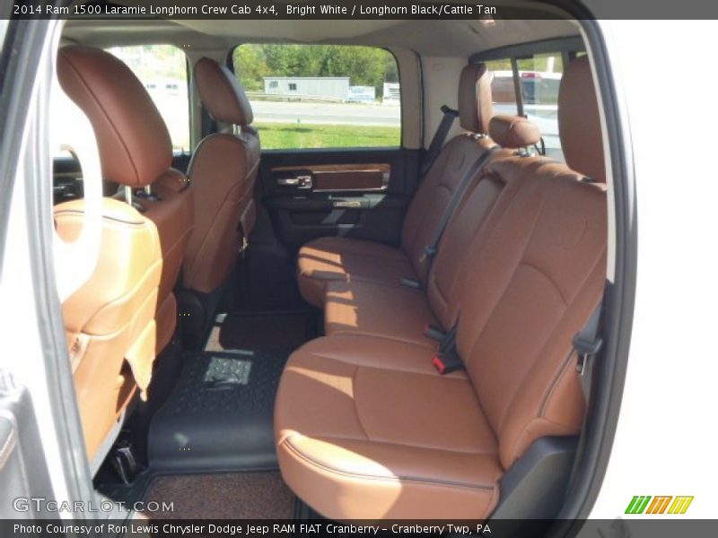 Rear Seat of 2014 1500 Laramie Longhorn Crew Cab 4x4