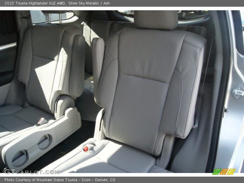 Silver Sky Metallic / Ash 2015 Toyota Highlander XLE AWD