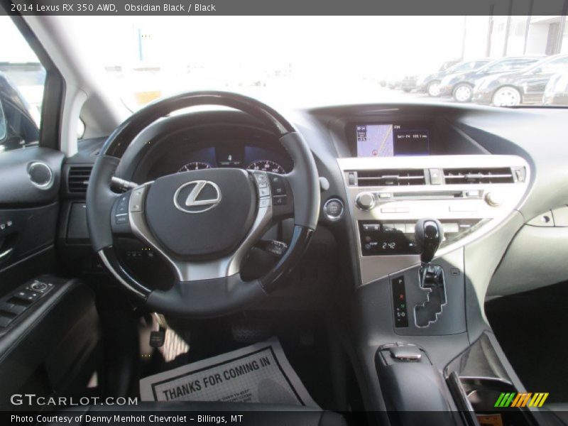 Obsidian Black / Black 2014 Lexus RX 350 AWD