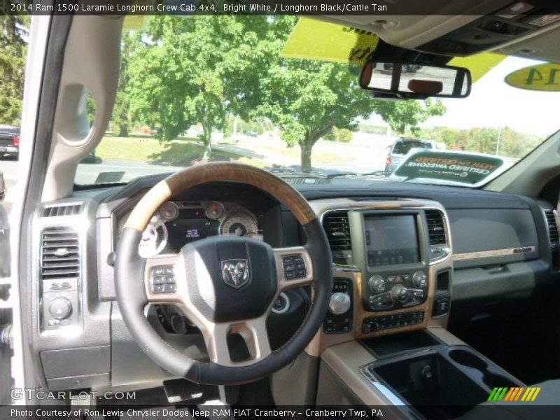 Dashboard of 2014 1500 Laramie Longhorn Crew Cab 4x4