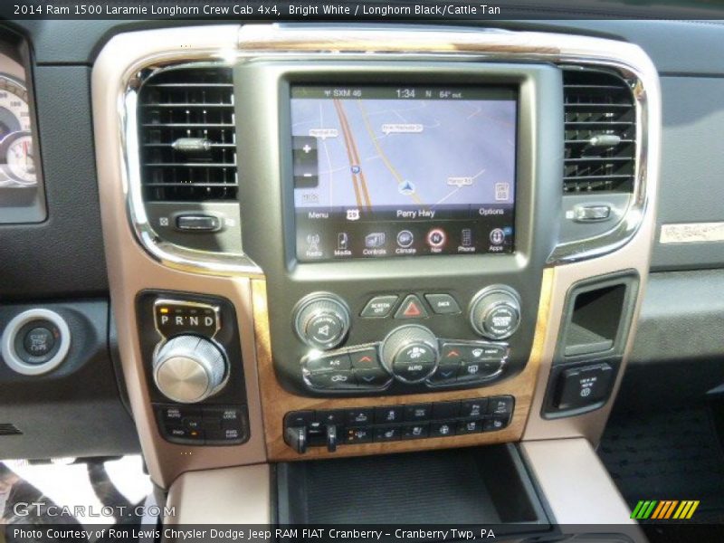 Controls of 2014 1500 Laramie Longhorn Crew Cab 4x4