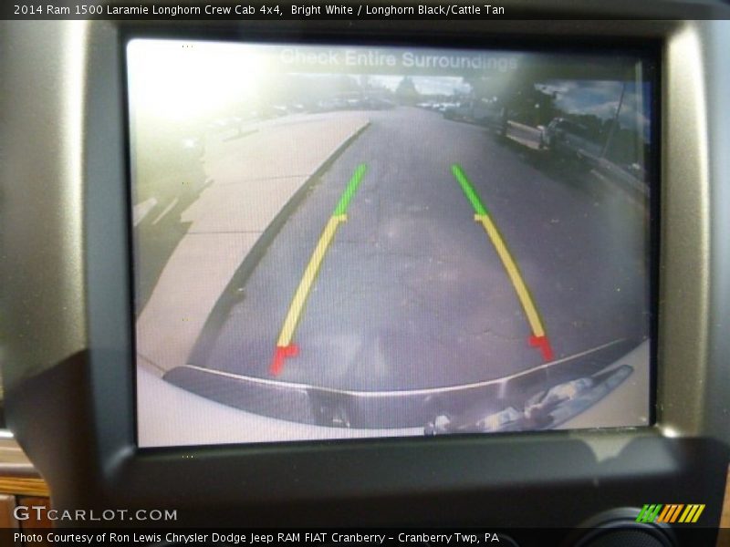 Bright White / Longhorn Black/Cattle Tan 2014 Ram 1500 Laramie Longhorn Crew Cab 4x4