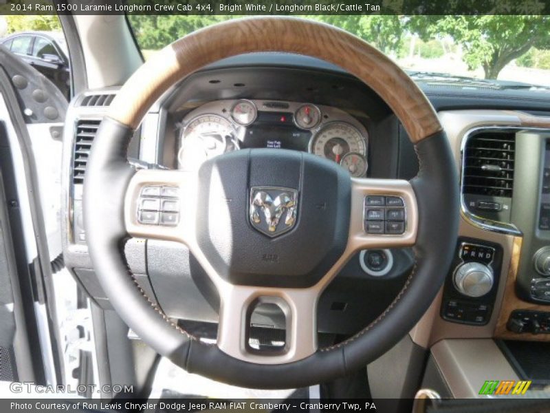  2014 1500 Laramie Longhorn Crew Cab 4x4 Steering Wheel