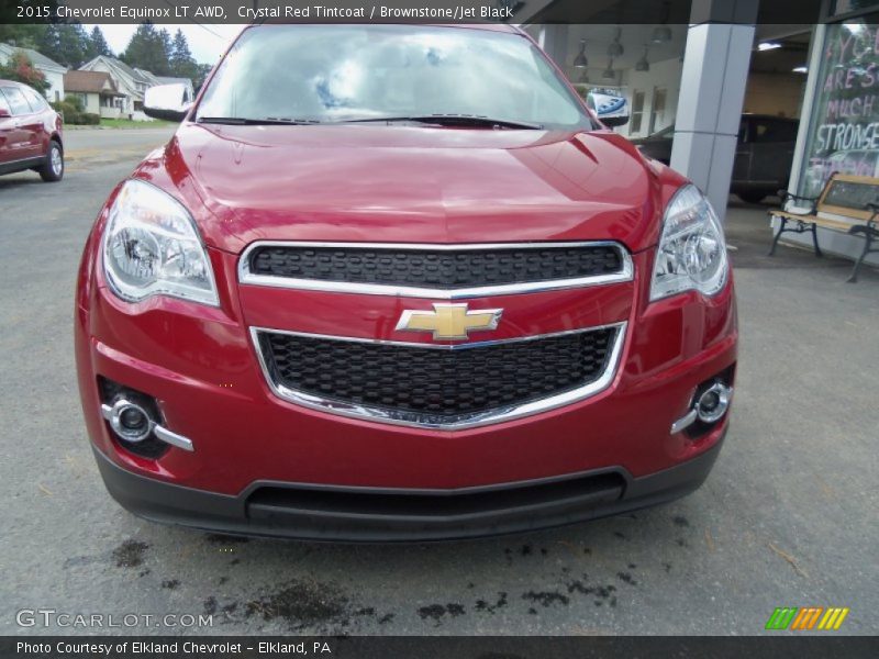 Crystal Red Tintcoat / Brownstone/Jet Black 2015 Chevrolet Equinox LT AWD