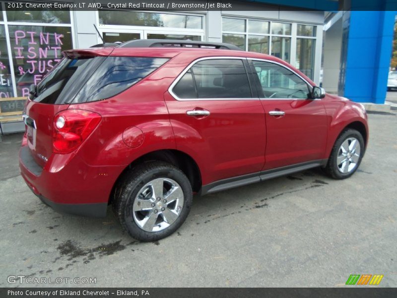 Crystal Red Tintcoat / Brownstone/Jet Black 2015 Chevrolet Equinox LT AWD