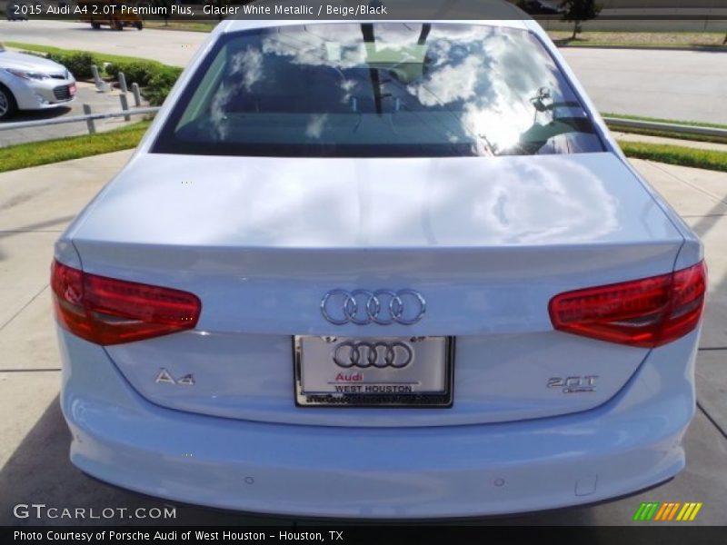 Glacier White Metallic / Beige/Black 2015 Audi A4 2.0T Premium Plus