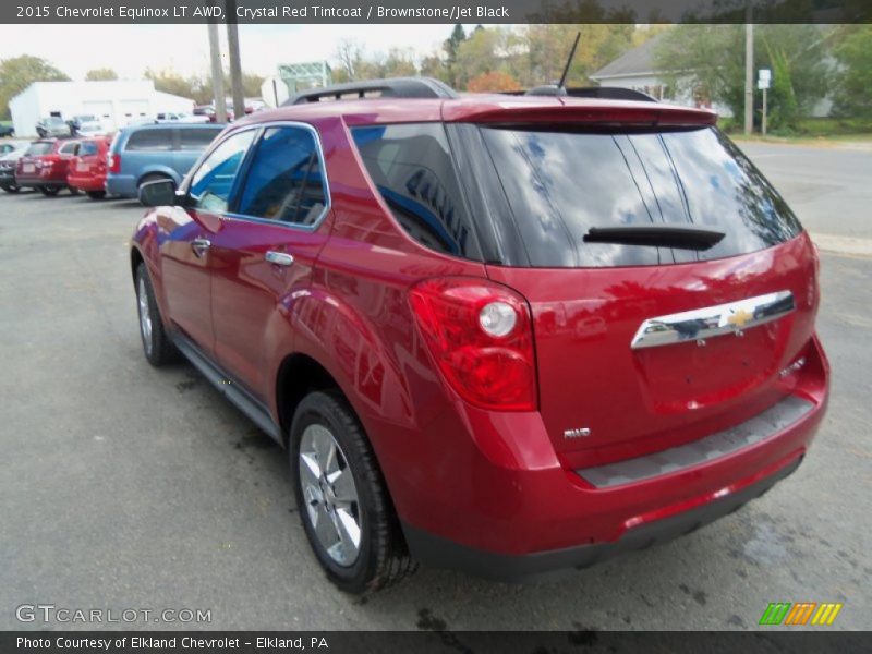Crystal Red Tintcoat / Brownstone/Jet Black 2015 Chevrolet Equinox LT AWD