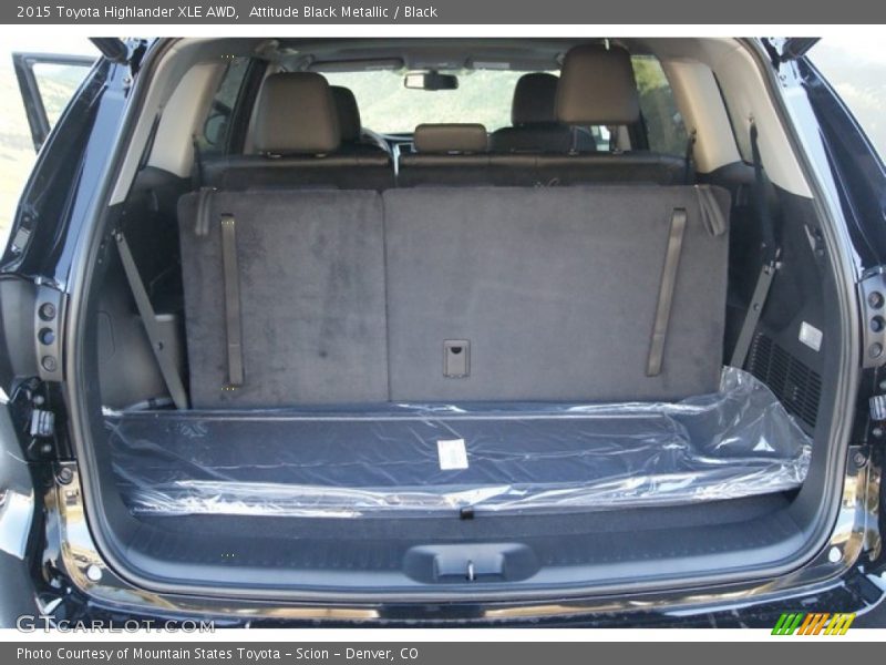 Attitude Black Metallic / Black 2015 Toyota Highlander XLE AWD