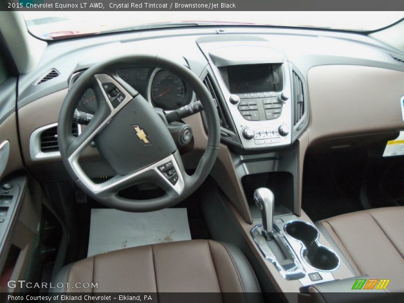  2015 Equinox LT AWD Brownstone/Jet Black Interior