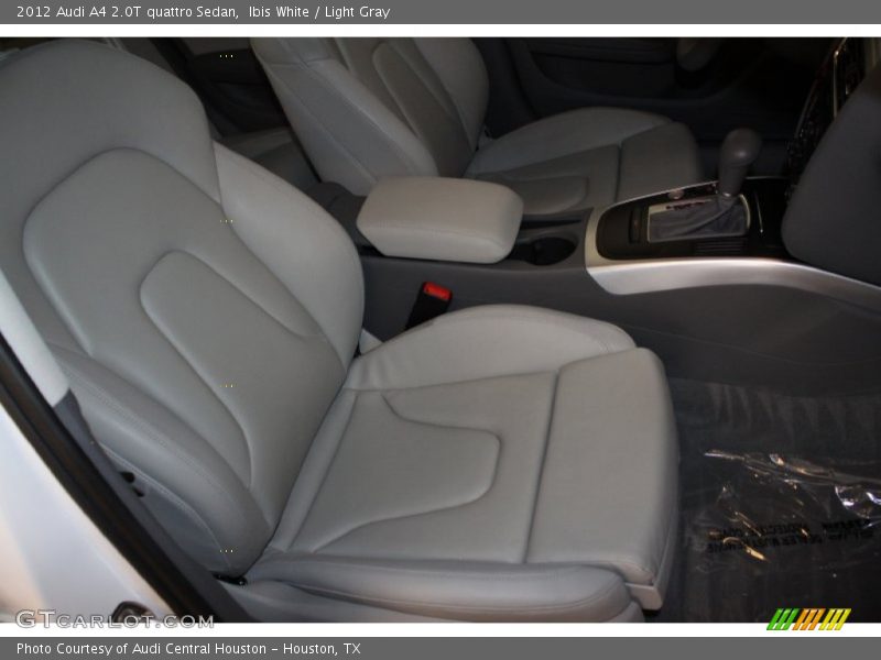 Ibis White / Light Gray 2012 Audi A4 2.0T quattro Sedan