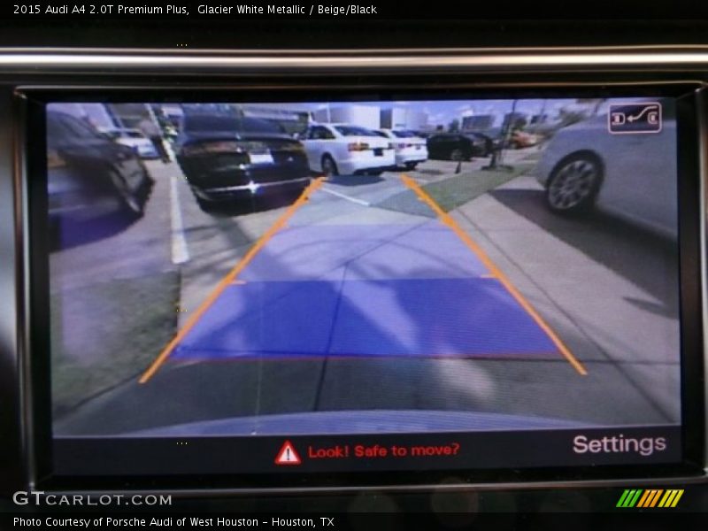 Glacier White Metallic / Beige/Black 2015 Audi A4 2.0T Premium Plus