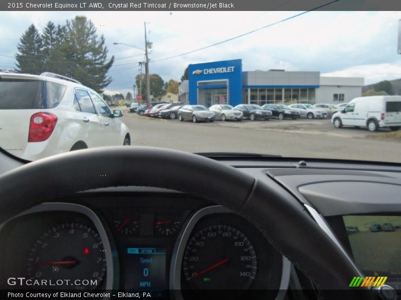 Crystal Red Tintcoat / Brownstone/Jet Black 2015 Chevrolet Equinox LT AWD