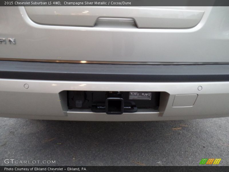 Champagne Silver Metallic / Cocoa/Dune 2015 Chevrolet Suburban LS 4WD