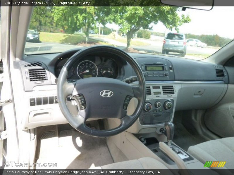 Bright Silver / Gray 2006 Hyundai Sonata GLS V6