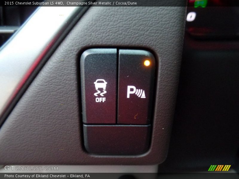 Champagne Silver Metallic / Cocoa/Dune 2015 Chevrolet Suburban LS 4WD