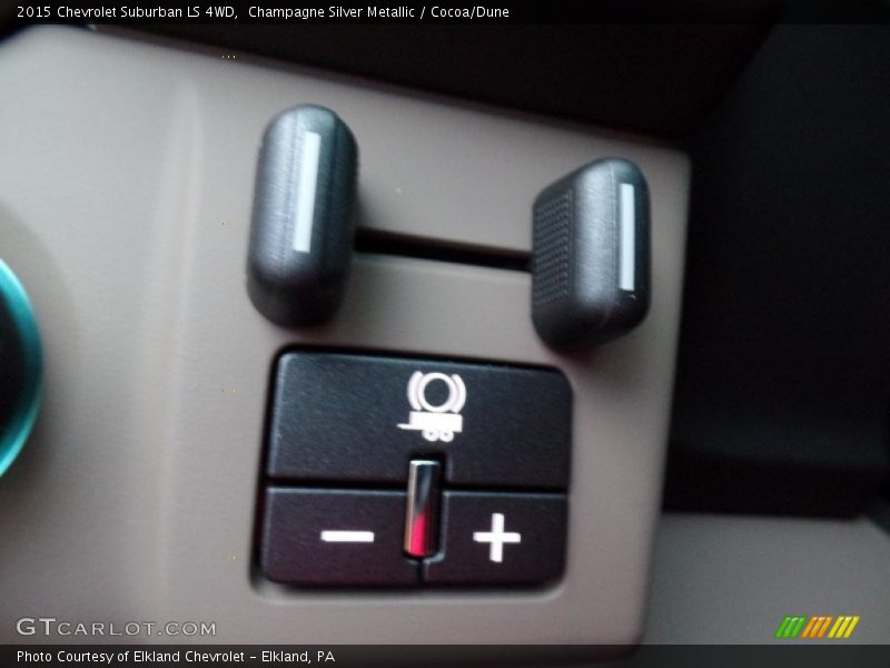 Champagne Silver Metallic / Cocoa/Dune 2015 Chevrolet Suburban LS 4WD