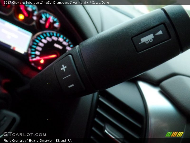Champagne Silver Metallic / Cocoa/Dune 2015 Chevrolet Suburban LS 4WD
