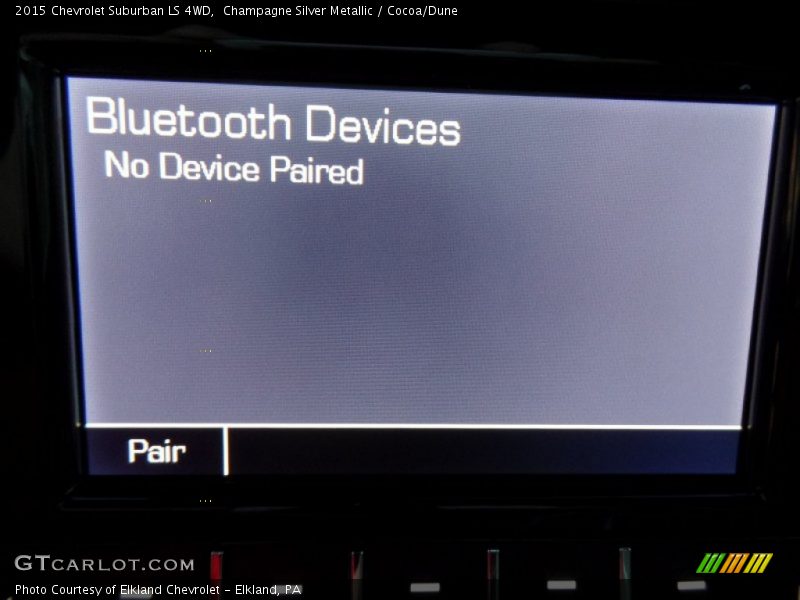Champagne Silver Metallic / Cocoa/Dune 2015 Chevrolet Suburban LS 4WD