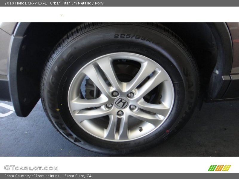 Urban Titanium Metallic / Ivory 2010 Honda CR-V EX-L