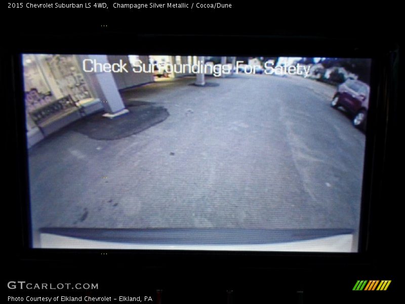 Champagne Silver Metallic / Cocoa/Dune 2015 Chevrolet Suburban LS 4WD
