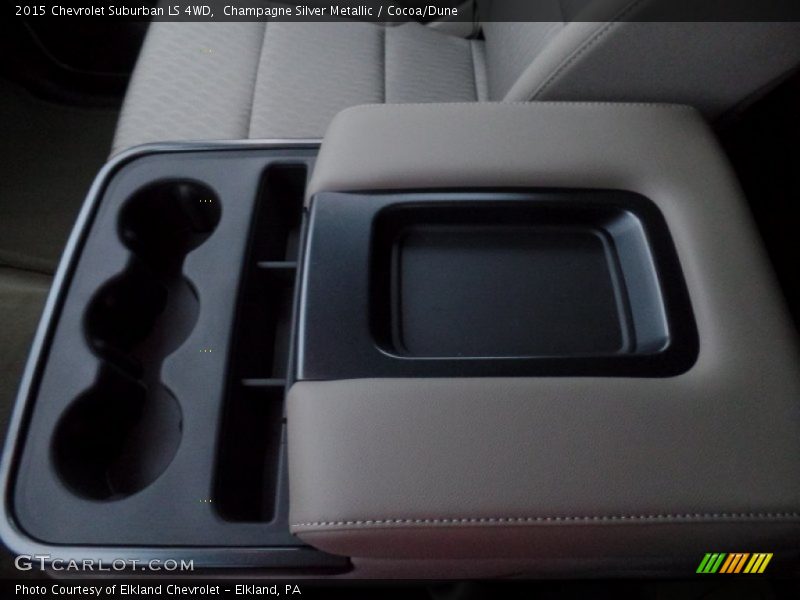 Champagne Silver Metallic / Cocoa/Dune 2015 Chevrolet Suburban LS 4WD