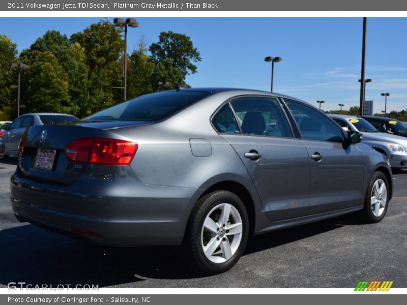 Platinum Gray Metallic / Titan Black 2011 Volkswagen Jetta TDI Sedan