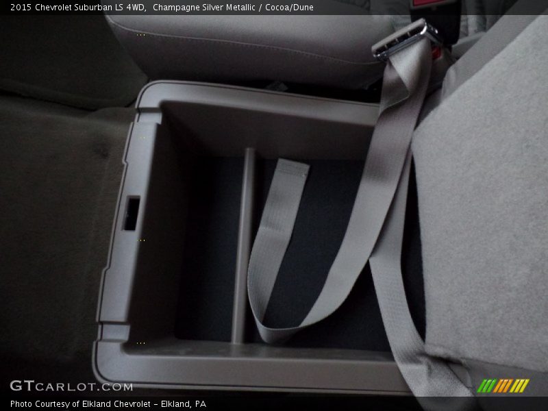 Champagne Silver Metallic / Cocoa/Dune 2015 Chevrolet Suburban LS 4WD