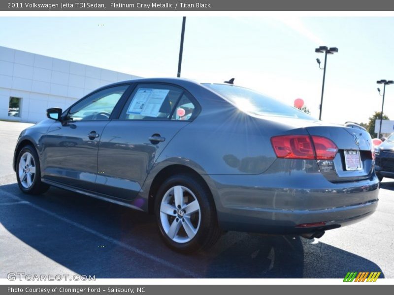 Platinum Gray Metallic / Titan Black 2011 Volkswagen Jetta TDI Sedan