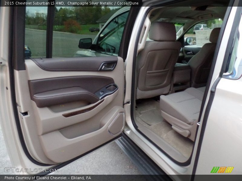 Champagne Silver Metallic / Cocoa/Dune 2015 Chevrolet Suburban LS 4WD