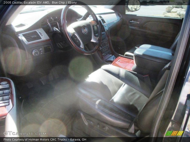 Blue Chip / Ebony 2008 Cadillac Escalade ESV AWD