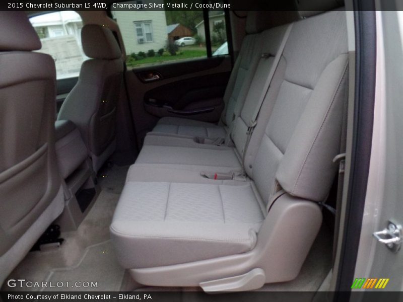 Champagne Silver Metallic / Cocoa/Dune 2015 Chevrolet Suburban LS 4WD
