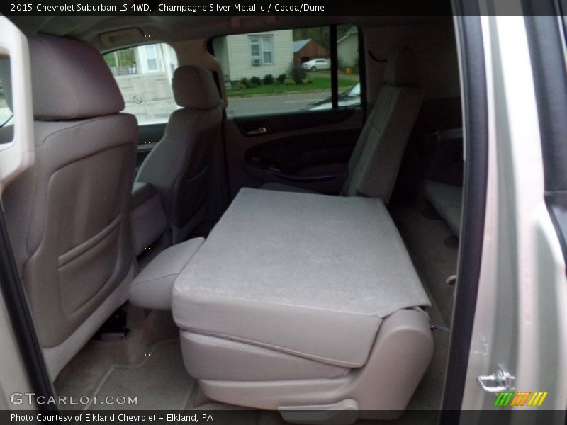 Champagne Silver Metallic / Cocoa/Dune 2015 Chevrolet Suburban LS 4WD