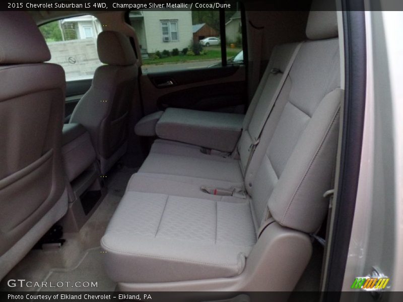 Champagne Silver Metallic / Cocoa/Dune 2015 Chevrolet Suburban LS 4WD