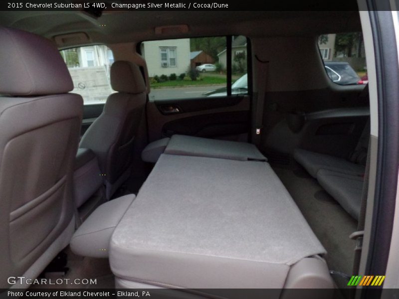 Champagne Silver Metallic / Cocoa/Dune 2015 Chevrolet Suburban LS 4WD