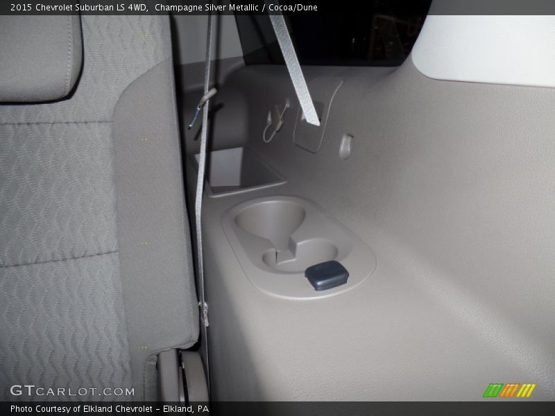 Champagne Silver Metallic / Cocoa/Dune 2015 Chevrolet Suburban LS 4WD