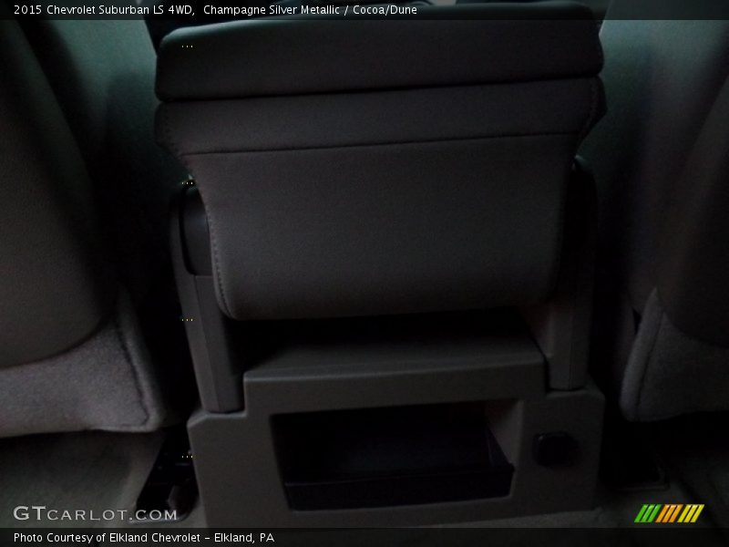 Champagne Silver Metallic / Cocoa/Dune 2015 Chevrolet Suburban LS 4WD