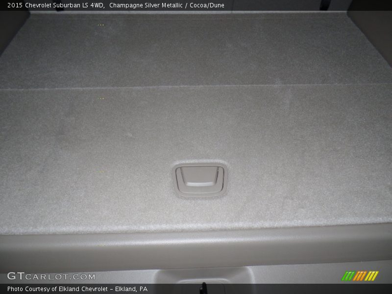 Champagne Silver Metallic / Cocoa/Dune 2015 Chevrolet Suburban LS 4WD