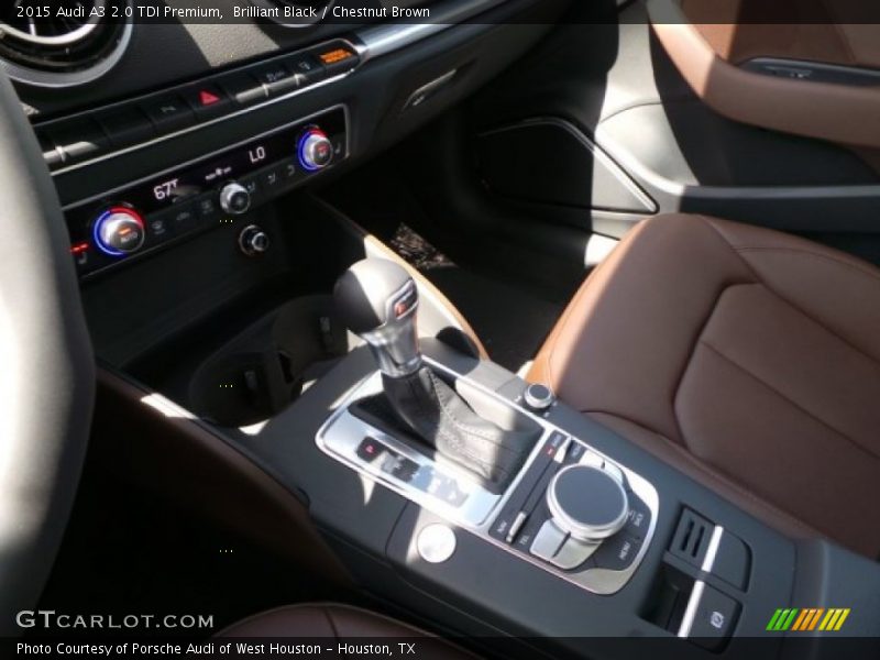 Brilliant Black / Chestnut Brown 2015 Audi A3 2.0 TDI Premium