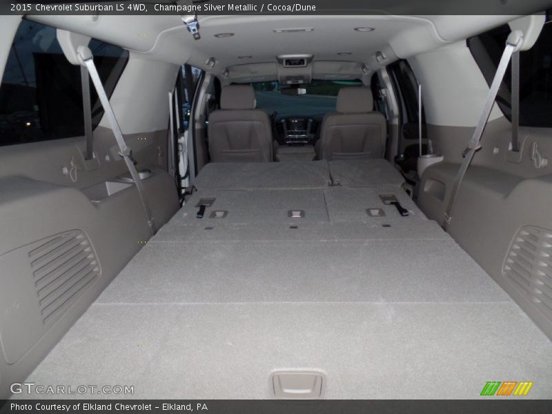 Champagne Silver Metallic / Cocoa/Dune 2015 Chevrolet Suburban LS 4WD