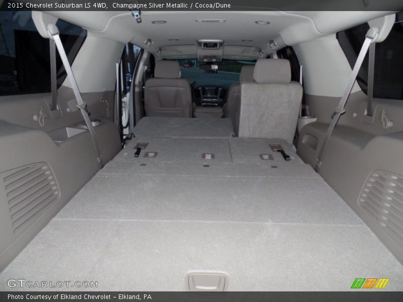 Champagne Silver Metallic / Cocoa/Dune 2015 Chevrolet Suburban LS 4WD