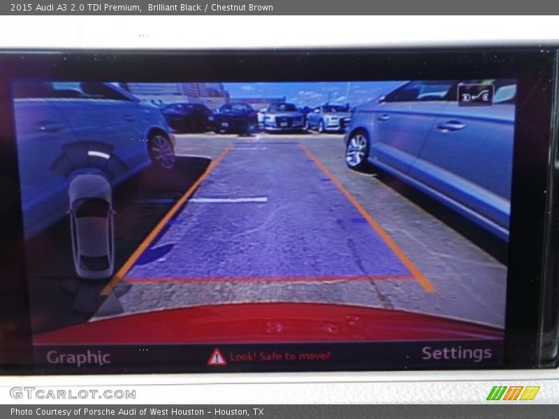Brilliant Black / Chestnut Brown 2015 Audi A3 2.0 TDI Premium