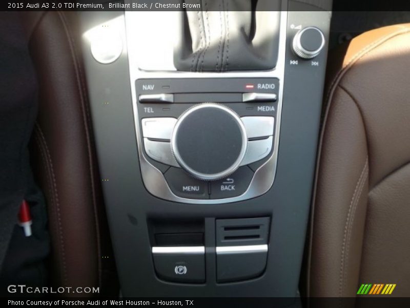 Brilliant Black / Chestnut Brown 2015 Audi A3 2.0 TDI Premium