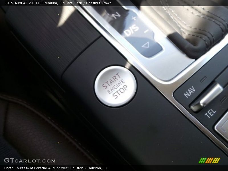 Brilliant Black / Chestnut Brown 2015 Audi A3 2.0 TDI Premium