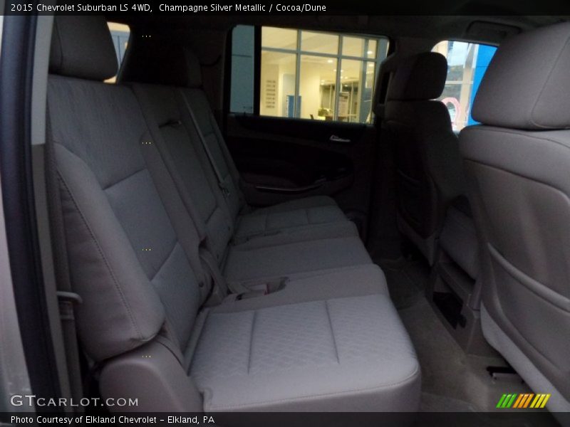 Champagne Silver Metallic / Cocoa/Dune 2015 Chevrolet Suburban LS 4WD