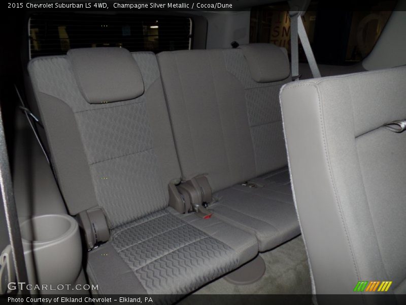 Champagne Silver Metallic / Cocoa/Dune 2015 Chevrolet Suburban LS 4WD