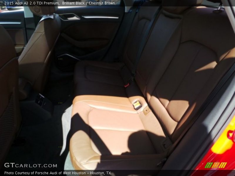 Brilliant Black / Chestnut Brown 2015 Audi A3 2.0 TDI Premium